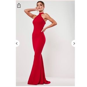 Red Maxi Dress Gown